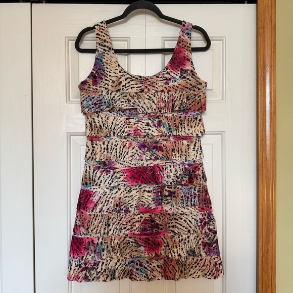 Isle Apparel Ruffle Mini Dress - Picture 1 of 6